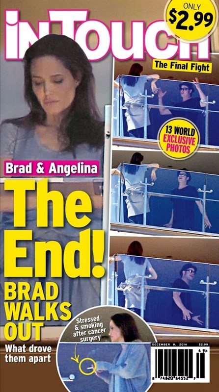Angelina Jolies  public fight with Brad Pitt